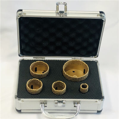 Aluminum Box 5pcs Vacuum Brazed M14 Diamond Core Drill Bit Set