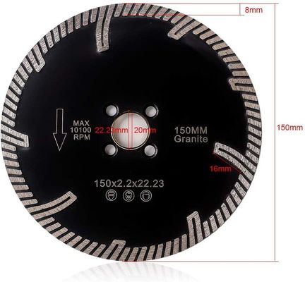 150mm Diamond Reciprocating Saw Cutting Blades For Concrete