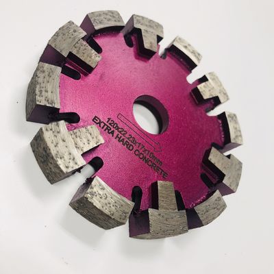 125mm 17mm Protection Teeth Tuck Diamond Saw Blades For Medium Hard Concrete