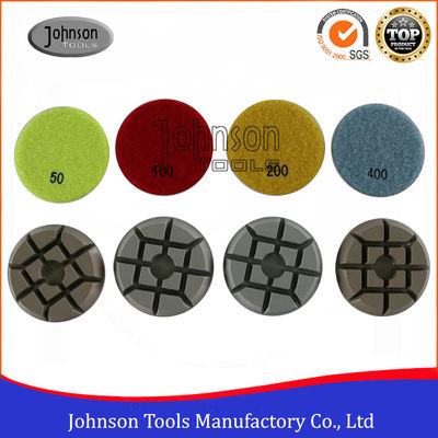 50 Grit 3" Granite Concrete Diamond Sanding Pads  Removing Scratches