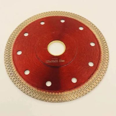 SGS 125mm X Mesh Turbo Porcelain Tile Cutting Grinder Wheel Red