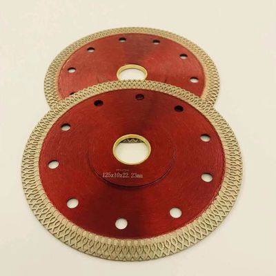 SGS 125mm X Mesh Turbo Porcelain Tile Cutting Grinder Wheel Red