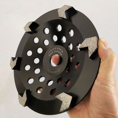 175mm Arrow Segment 7 Diamond Concrete Cup Wheel For Granite