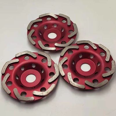 125mm Swirly Turbo L Diamond Cup Grinding Wheel For Concrete Mansary