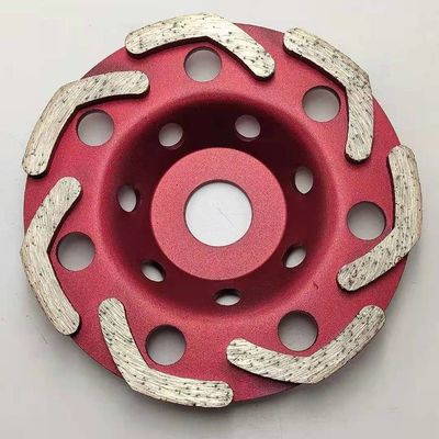 125mm Swirly Turbo L Diamond Cup Grinding Wheel For Concrete Mansary