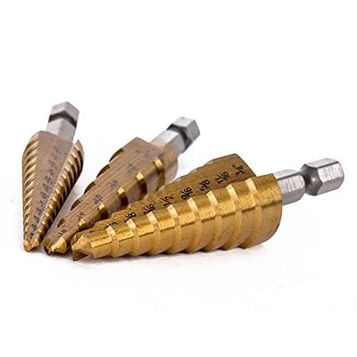 GS 4-20mm Straight Groove Titanium Twist Drill Bit