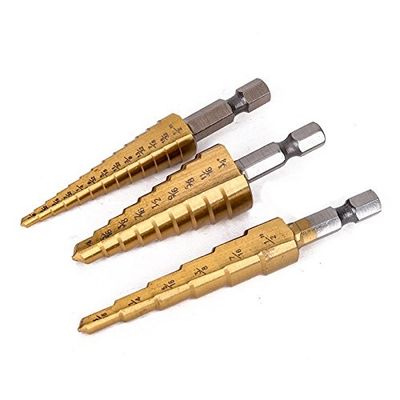 GS 4-20mm Straight Groove Titanium Twist Drill Bit