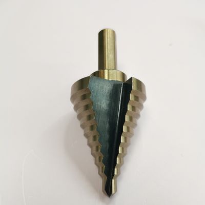 5pcs HSS Titanium Step Cone Taper Triangle Shank Drill Bit