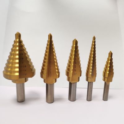 6 Steps 3/16 Automatic Center Punch Spiral Titanium Diamond Core Drill Bits