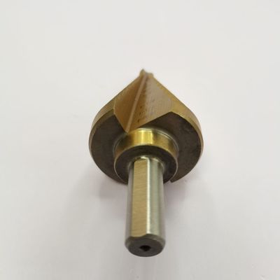 6.35mm Straight Groove HSS4241 HSS Titanium Coated Step Drill Bit Strong Durability