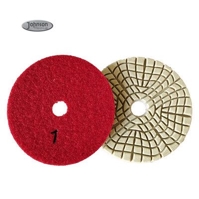 4 Inch 100mm Diamond 3 Steps Marble Polishing Pad