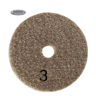 4 Inch 100mm Diamond 3 Steps Marble Polishing Pad