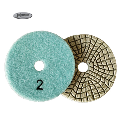 4 Inch 100mm Diamond 3 Steps Marble Polishing Pad