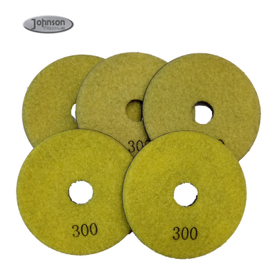 High Softness 7 Steps Wet Dry Diamond Resin Polishing Pads For Stone Granite