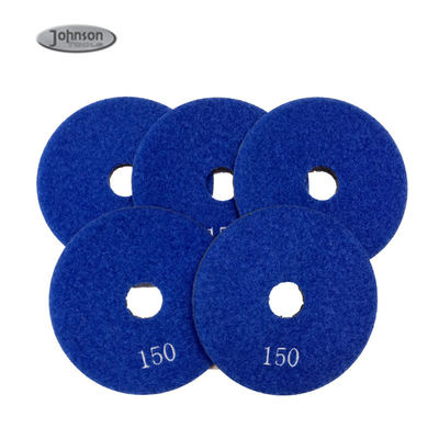 High Softness 7 Steps Wet Dry Diamond Resin Polishing Pads For Stone Granite