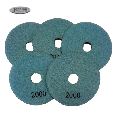 High Softness 7 Steps Wet Dry Diamond Resin Polishing Pads For Stone Granite