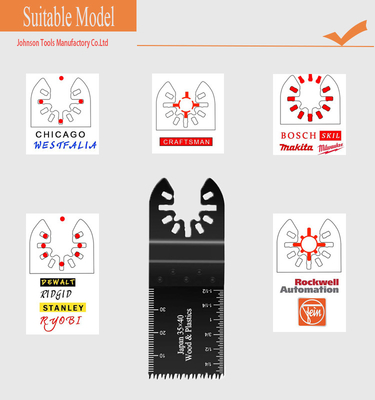 TUV 35x40mm Japan Teeth Quick Release Oscillating Multi Tool Saw Blades