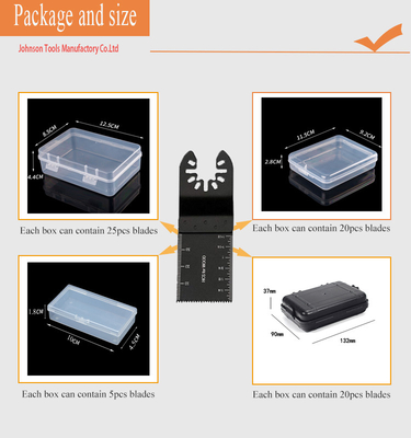 35x40mm HCS Quick Release Oscillating Multi Tool Oscillator Saw Blades Cutting Plastic
