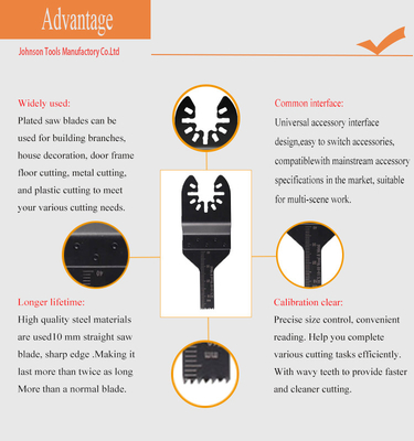 10x40mm HCS Quick Release Multi Tool Oscillating Saw Blades