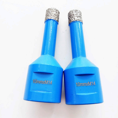 10mm M14  Vacuum Brazed Core Drill Bit For Tile With Plastic Sleeve