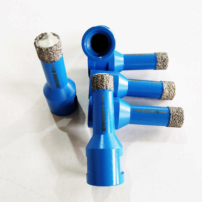 14mm M14 Vacuum Brazed Diamond Core Bits For Tile With Plastic Sleeve