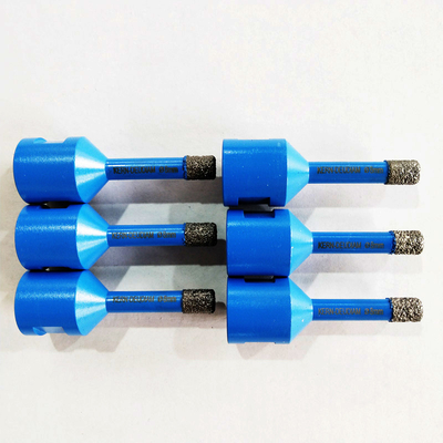 8mm M14  Vacuum Brazed Diamond Core Drill Bits For Tile With Plastic Sleeve