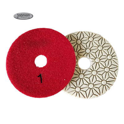 100mm 3 Step Diamond Granite Polishing Pads Various Grit