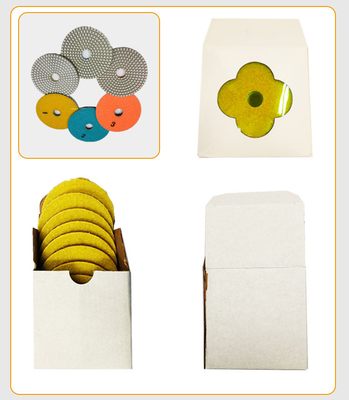 100mm 3 Step Granite Polishing Pads, Dry Polishing Pads For Ceramic