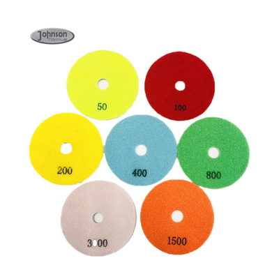 100mm 5&quot; Granite Wet Stone Polishing Pads Various Size