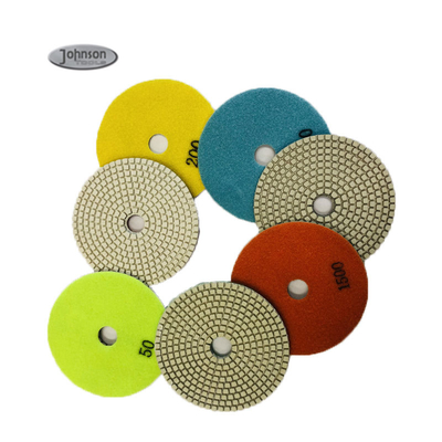 100mm 5&quot; Granite Wet Stone Polishing Pads Various Size