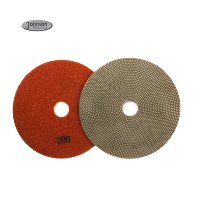 5" Metal Bond Electroplated Granite Grinding Diamond Metal Bond Polishing Pads For Granite Marble