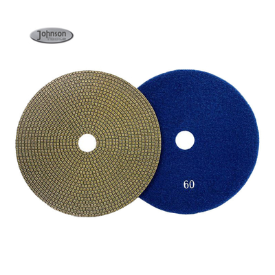 Rubber Backpad 4" / 100mm Wet Diamond Polishing Pad For Marble