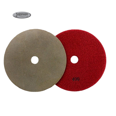 6" Metal Bond Electroplated Diamond Quartz Polishing Pad Granite Marble