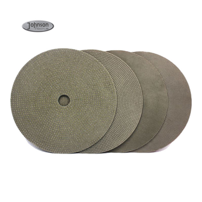 7" Metal Bond Electroplated Granite Grinding Diamond Polishing Pads For Concrete Countertops
