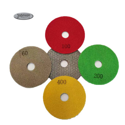 4 Inch Angle Grinder Diamond Polishing Pads For Concrete Rocks