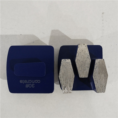 Concrete Floor Diamond Grinding Tools Redi-Lock Abrasive Disc With Three Hexgon Segment