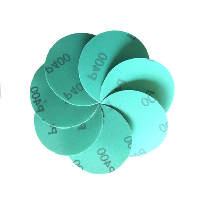 75mm 3 Inch Green Aluminum Oxide Hook And Loop Diamond Polishing Pads