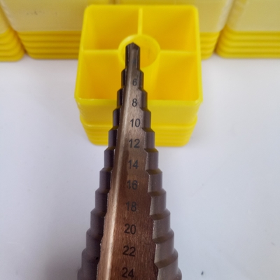 32mm M35  Hss Straight Spiral  Flute Step Drill Bit For Stainless Steel Metal