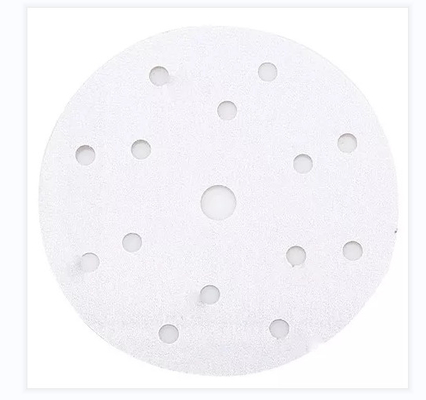 Porous Hookit 150mm Wet Dry Aluminum Oxide Hook And Loop Sanding Disc For Car Paint