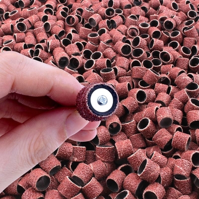 Red Aluminum Oxide Sandpaper For Sanding Drums For Wood Stone Dry Wall