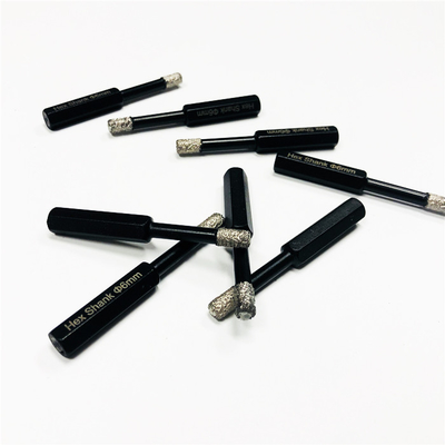 OD 6mm Vacuum Brazed Diamond Core Bits For Porcelain Tile