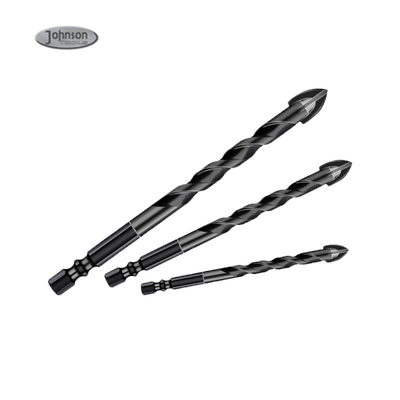 Quick Release Hex Shank Tungsten Carbide Drywall Drill Bit For Glass Metal