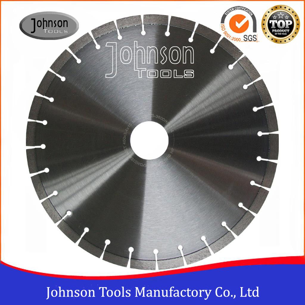 Professional Key Slot Type Diamond Stone Cutting Blades 400mm