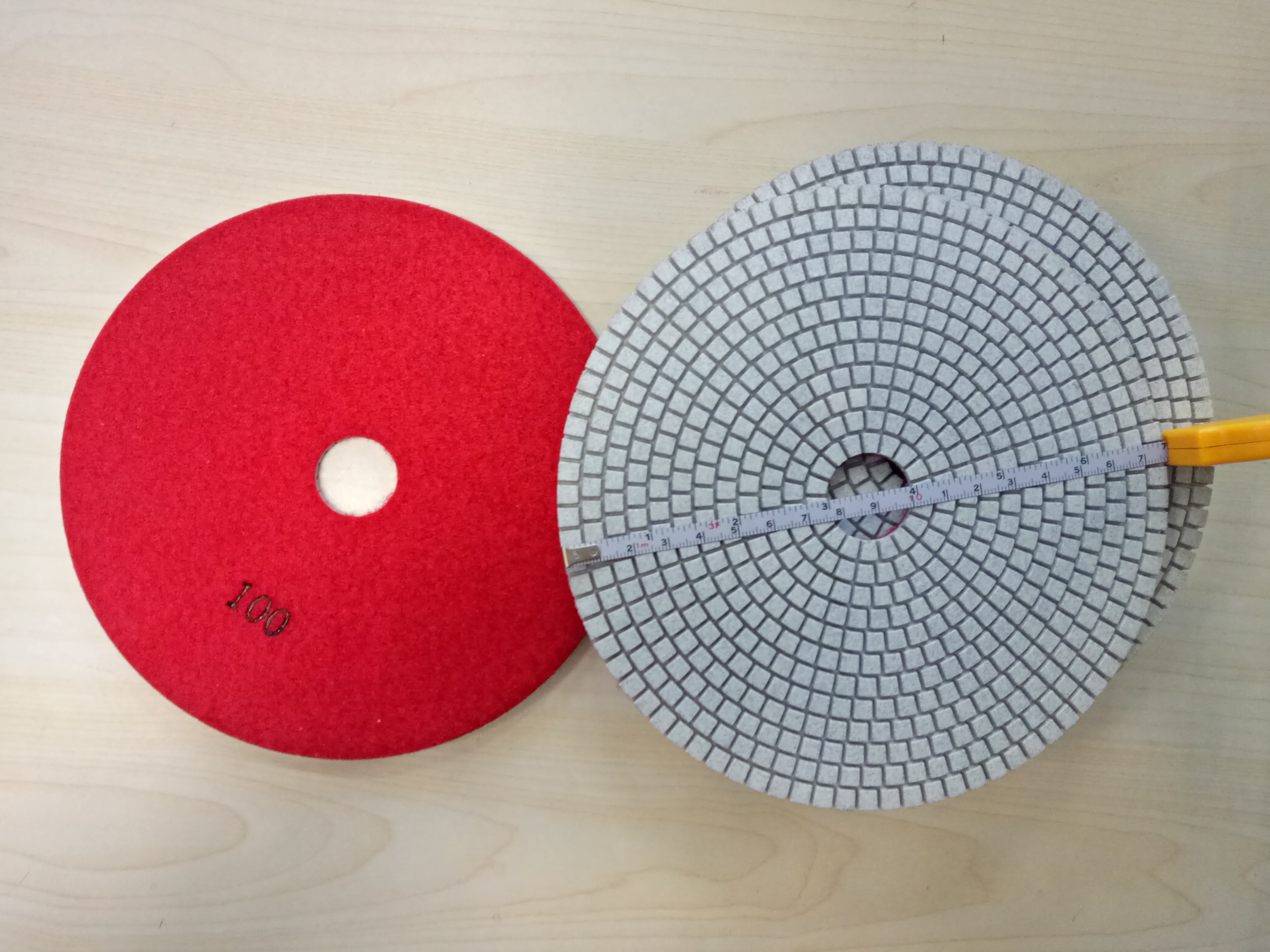 7 Inch Diamond Polishing Pads For Grind Fibreglass Panels and Stones