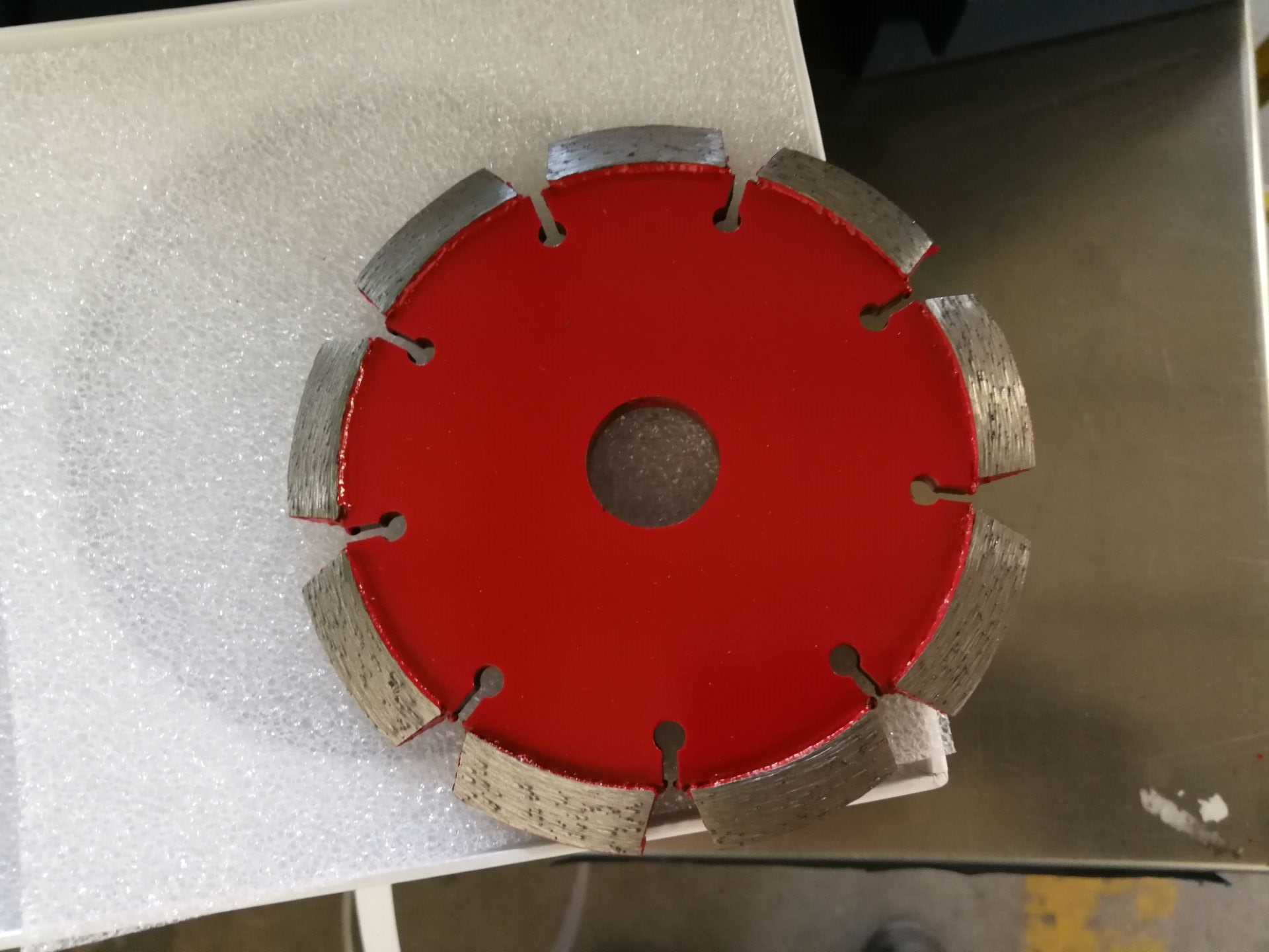 Fast Cutting Crack Chasing Diamond Blades For Concrete , V Groove Saw Blade