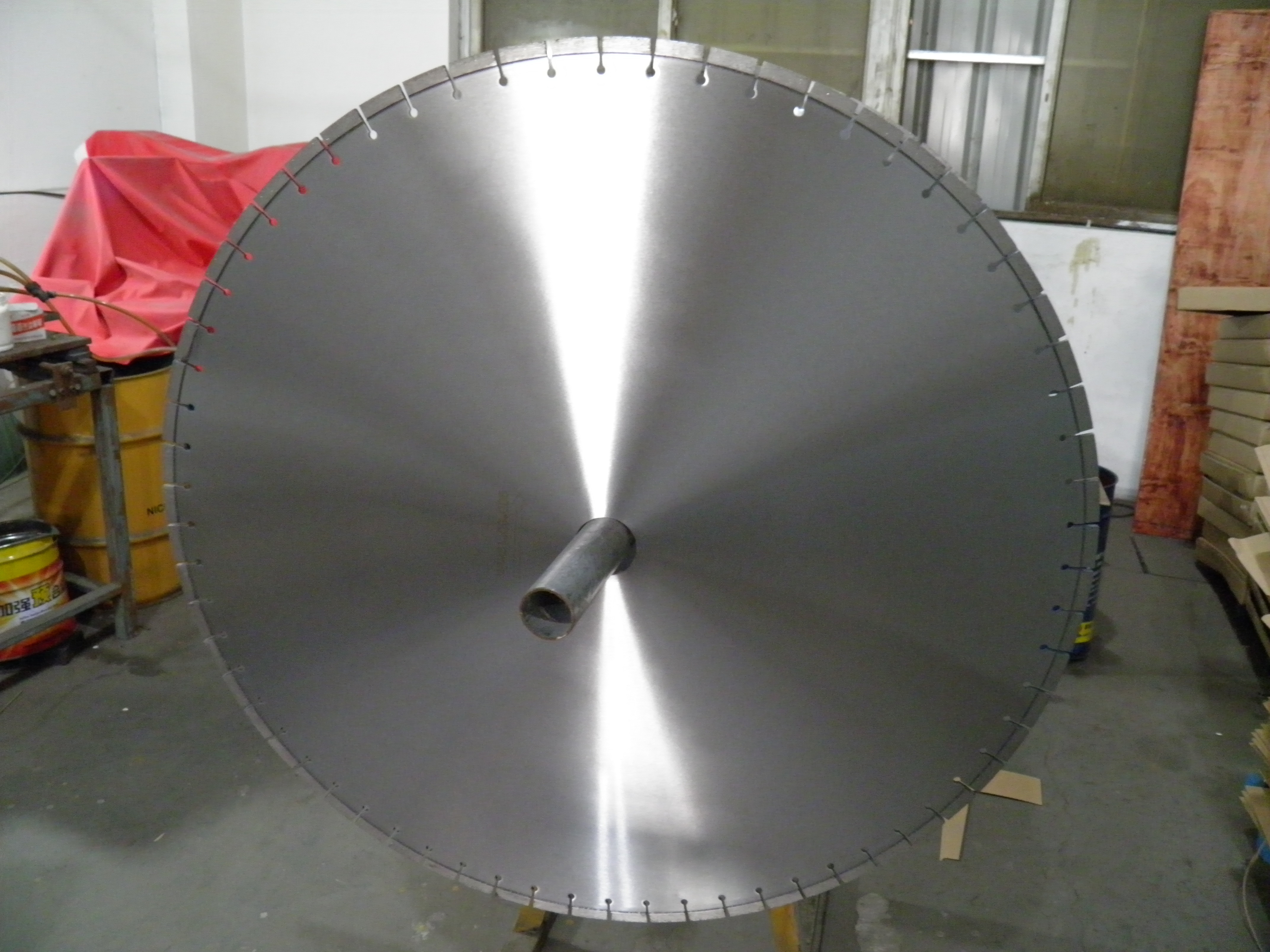 900mm Laser Welded Circular Saw Concrete Blade For Cutting Prestressed