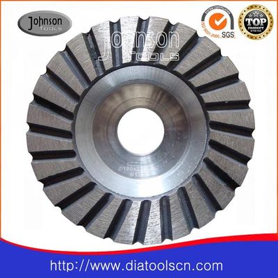 Light Weight 100-180mm Turbo Concrete Grinding Wheel With Aluminium Core