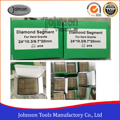 2000mm Sandwich Diamond Segments For Harder Granite  High Efficiency