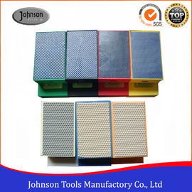 Resin / Electroplated Diamond Hand Polishing Pad , Diamond Hand Pad 90x55mm