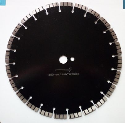 14 Laser Diamond Saw Blades With Turbo Segments , For Concrete Cutting , 3.2mm Thickness